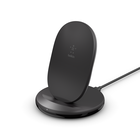 Wireless Charging Stand 15W  (AC Adapter Not Included), Black, hi-res